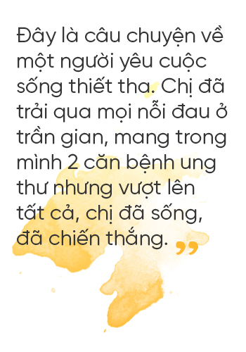 Câu chuyện truyền cảm hứng của người phụ nữ chiến thắng liên tiếp 2 căn bệnh ung thư - Ảnh 3.