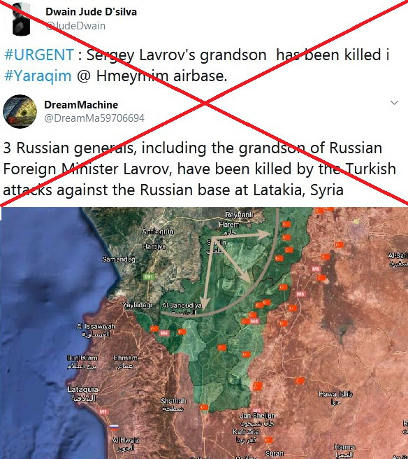 Thực hư tin đồn người lính Nga - cháu trai Ngoại trưởng Lavrov thiệt mạng ở Khmeimim đêm qua? - Ảnh 1.