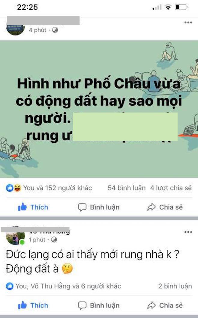 Cảm nhận rung chấn mạnh trong đêm, nhiều người dân ở Hà Tĩnh hoang mang - Ảnh 2.