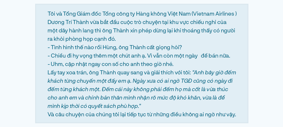 Tổng giám đốc Vietnam Airlines đếm từng hành khách và những việc chưa có tiền lệ trong mùa dịch Covid - Ảnh 1.