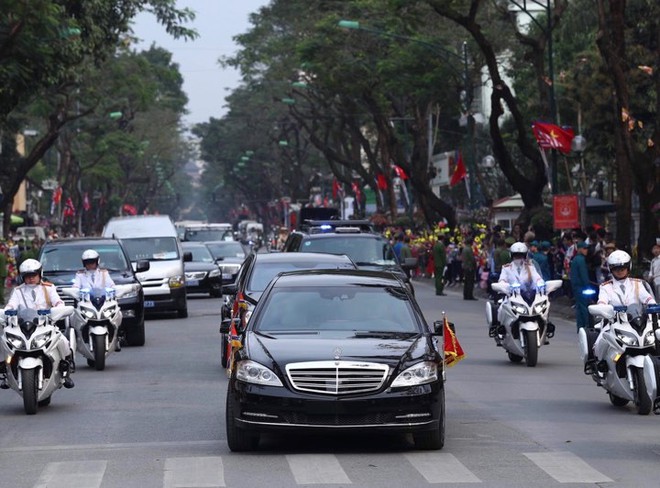 Toàn cảnh Lễ đón Chủ tịch Triều Tiên Kim Jong Un thăm chính thức Việt Nam - Ảnh 1.