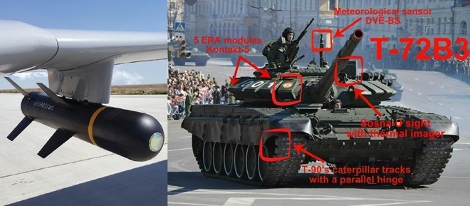 Xe tăng chủ lực T-72B3 Nga tan nát trước UAV Thổ ở Syria: Đã đến lúc T-90 xung trận? - Ảnh 1.