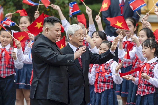 Toàn cảnh Lễ đón Chủ tịch Triều Tiên Kim Jong Un thăm chính thức Việt Nam - Ảnh 7.