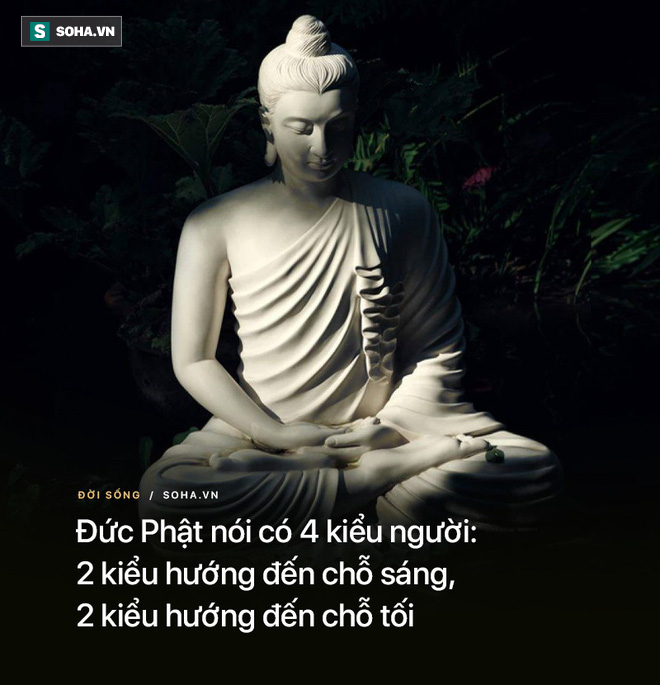 Đức Phật nói có 4 kiểu người: 2 kiểu hướng đến chỗ sáng, 2 kiểu hướng đến chỗ tối - Ảnh 2.