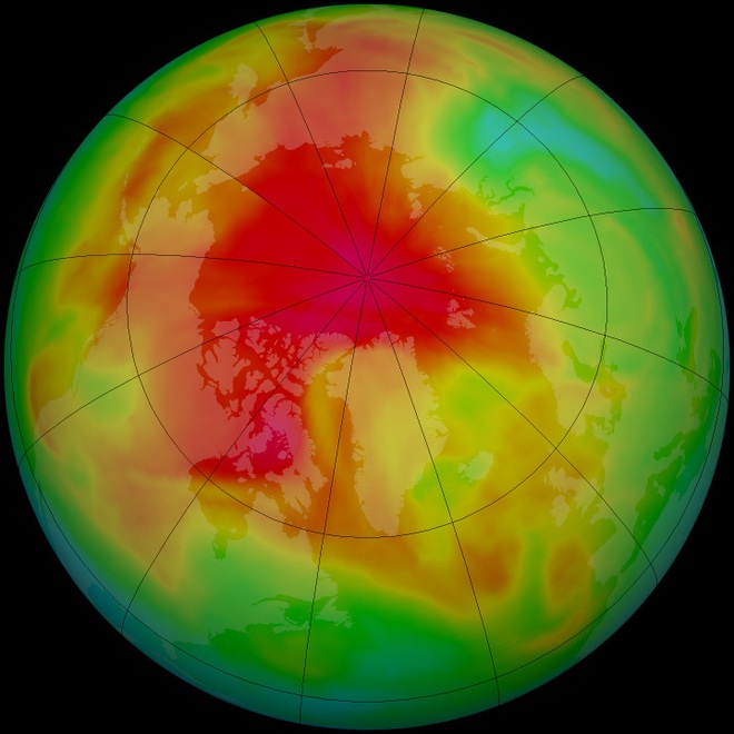 Bắc Cực thủng tầng ozone: Lớn nhất trong 40 năm, giới khoa học lo lắng cho vận mệnh Trái Đất - Ảnh 2.