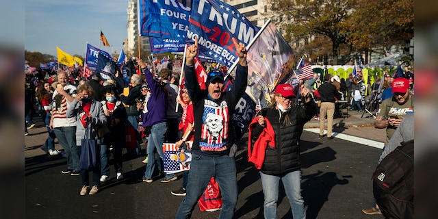 Hàng chục nghìn người biểu tình đổ về Washington, D.C., hô hào thêm 4 năm cho Tổng thống Trump - Ảnh 5.