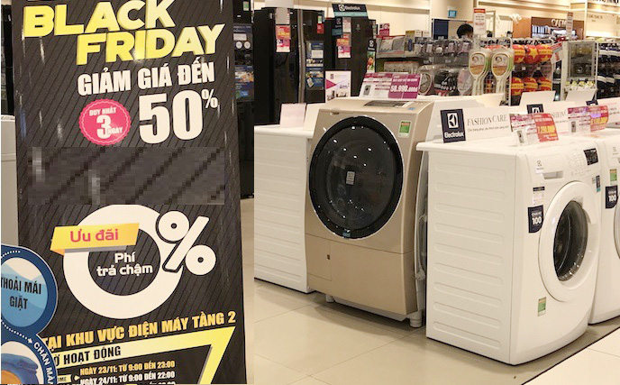 Máy giặt lồng ngang 9-9,5kg đời 2020 bán giá rẻ tới 6 triệu nhân Black Friday