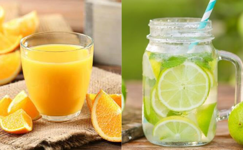 Nước chanh và nước cam: Nước nào giàu dinh dưỡng và tốt hơn cho người uống?