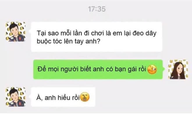 Bắt bạn trai đeo dây buộc tóc vào tay để khẳng định chủ quyền, cô gái méo mặt với màn trả đũa thâm thúy - Ảnh 2.