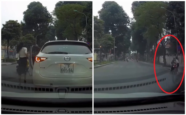 Nữ tài xế ra hiệu dừng xe giữa ngã tư, hành động sau đó của chị khiến MXH Việt rần rần khen ngợi