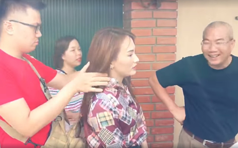 Diễn viên Việt kiệt sức vì đóng phim dưới nắng nóng gay gắt