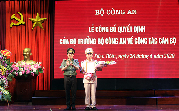Điện Biên có tân Giám đốc Công an tỉnh thay Thiếu tướng Sùng A Hồng