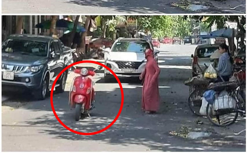 Chị gái trùm kín mít dừng xe giữa đường để mua trái cây - cảnh tượng khiến bao người ngao ngán