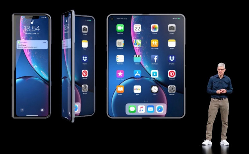 iPhone màn hình gập của Apple sẽ hoạt động tương tự Surface Duo của Microsoft?