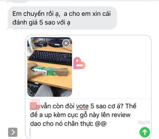 Mua đồ trên mạng, thanh niên nhận về khúc gỗ vô dụng, đòi hỏi của chủ shop còn quá đáng hơn - Ảnh 1.