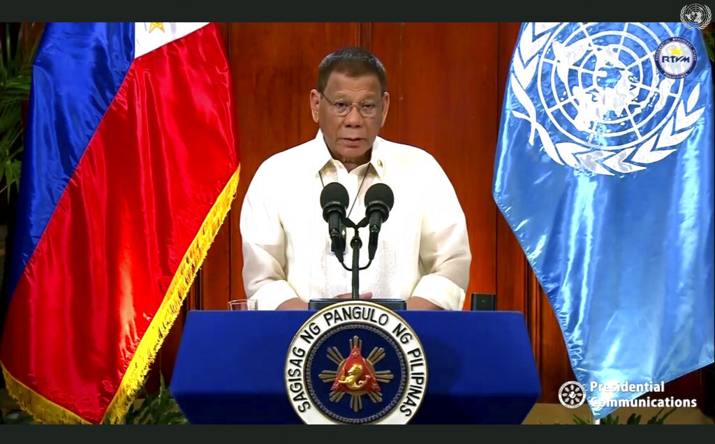 Tổng thống Duterte nêu phán quyết biển Đông trước LHQ, thách thức trực diện Trung Quốc