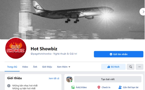 Hot showbiz – fanpage chuyên cập thật thông tin “ nóng” theo cách đặc biệt nhất
