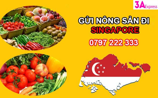 Gửi nông sản đi Singapore, nhận hàng sau 24h