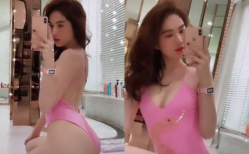 Ngọc Trinh diện bikini, quay clip gợi cảm giữa "tâm bão" bị Nathan Lee cạnh khóe