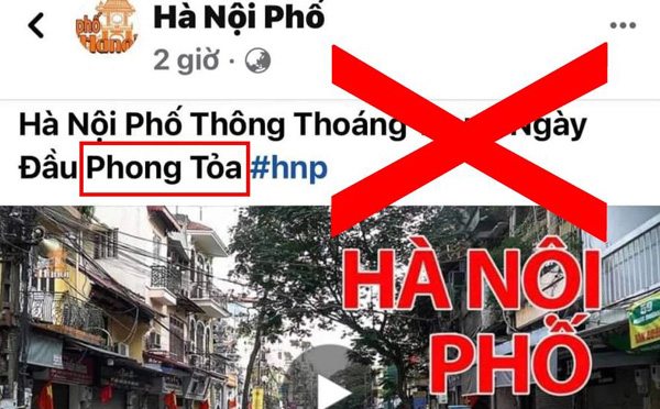 Xử phạt Youtuber Duy Nến vì đăng tin sai sự thật Hà Nội bị phong tỏa