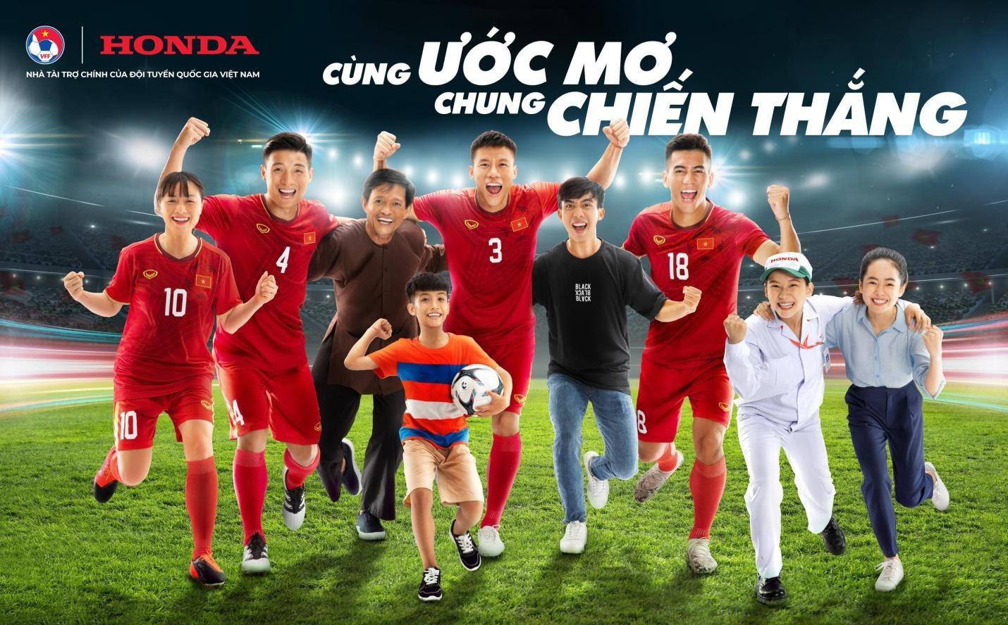 Honda Việt Nam tiếp tục trở thành Nhà tài trợ cho các đội tuyển bóng đá Quốc gia Việt Nam