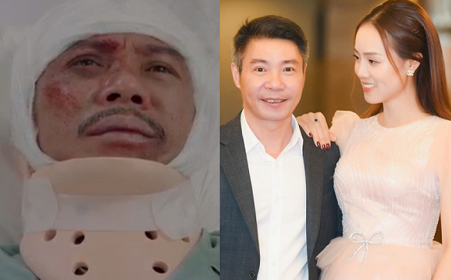 Vợ kém 15 tuổi xót xa khi Công Lý xuất hiện ở 2 phim đều là cảnh bị xe tông