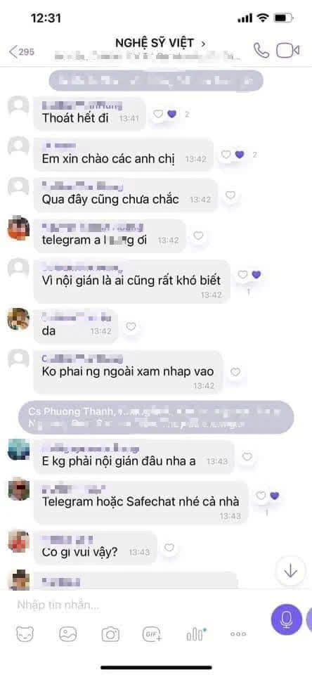 Nội dung nhóm chat Nghệ sĩ Việt thế nào mà Phương Thanh phải vội vàng lên tiếng? - Ảnh 3.