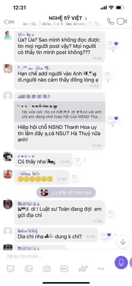 Nội dung nhóm chat Nghệ sĩ Việt thế nào mà Phương Thanh phải vội vàng lên tiếng? - Ảnh 2.