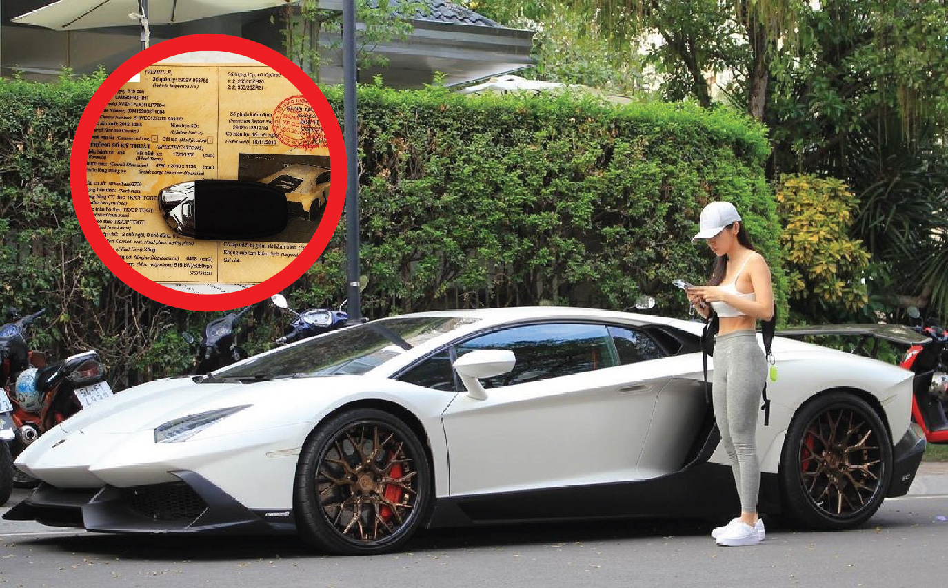 Siêu bò Lamborghini Aventador của hot girl Jessie Lương: Tài liệu chứng tỏ chiếc xe không phải 'hàng đặc biệt'
