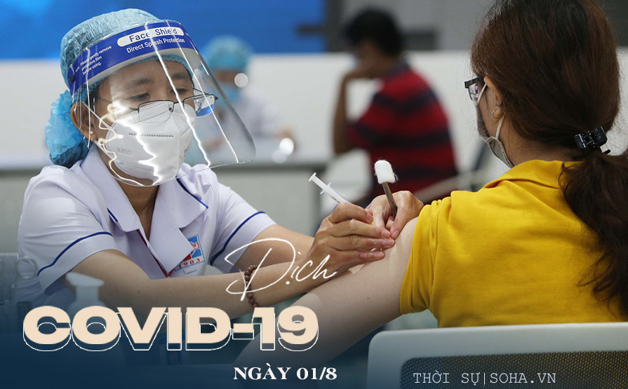 Hàng vạn người Quảng Ninh đã được tiêm vắc xin Sinopharm. Trong ngày 01/8 ghi nhận 8.620 ca COVID-19 mắc mới