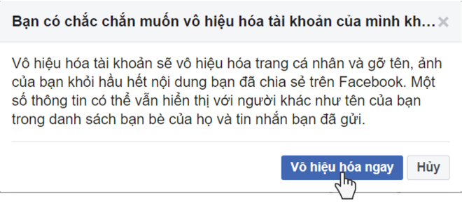 Video: Cách khóa tài khoản Facebook tạm thời, vĩnh viễn ở máy tính, điện thoại - Ảnh 13.