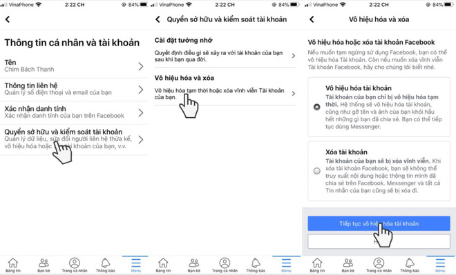 Video: Cách khóa tài khoản Facebook tạm thời, vĩnh viễn ở máy tính, điện thoại - Ảnh 4.