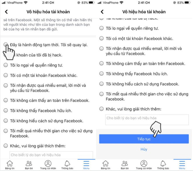 Video: Cách khóa tài khoản Facebook tạm thời, vĩnh viễn ở máy tính, điện thoại - Ảnh 5.