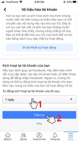 Video: Cách khóa tài khoản Facebook tạm thời, vĩnh viễn ở máy tính, điện thoại - Ảnh 6.