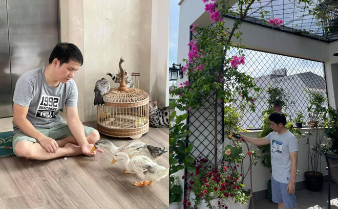 Cơ ngơi bề thế của Trọng Tấn ở Hà Nội: Tích cóp 10 năm mới mua, có thang máy, sân vườn