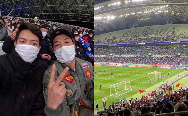 Fan Việt mua vé ở khán đài CĐV Nhật: Người bản địa khen 1 câu về ĐT Việt Nam sau bàn thua