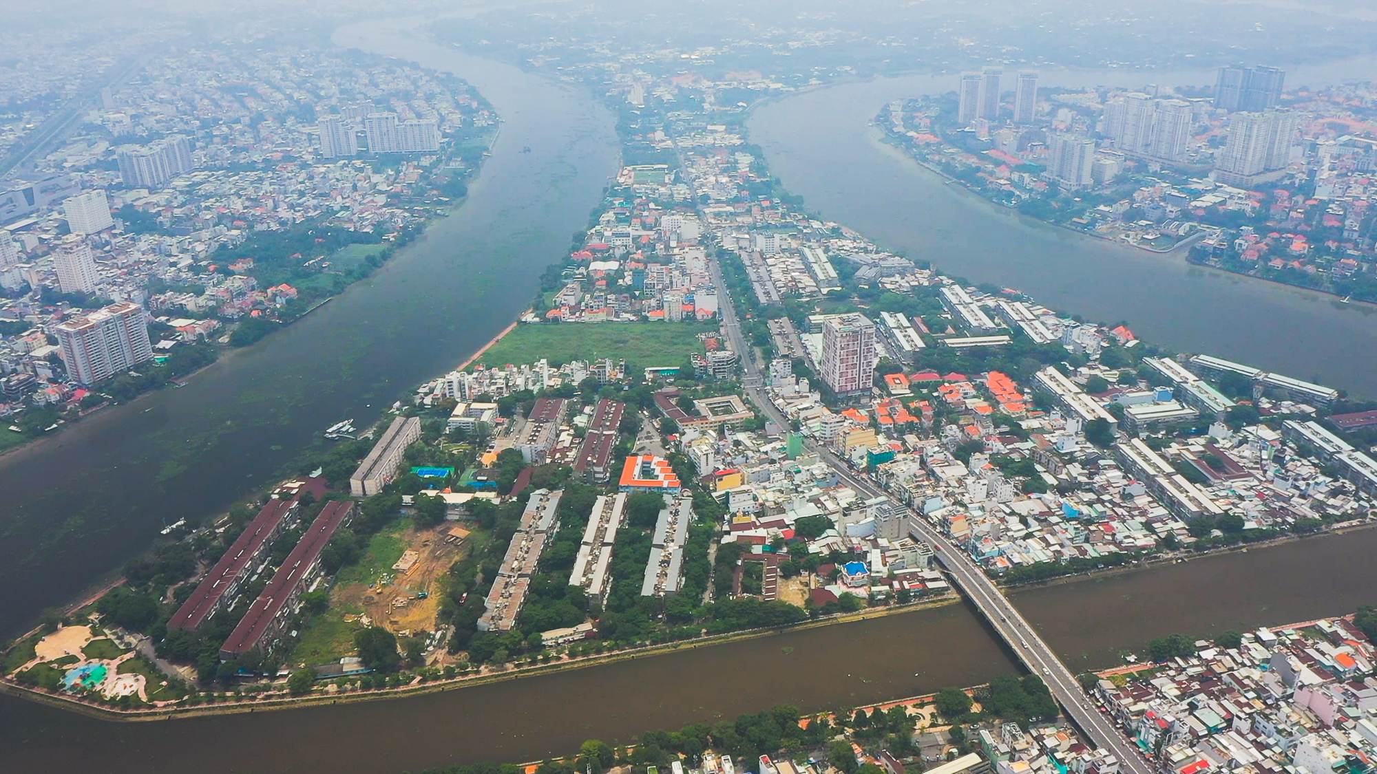 Bán đảo giữa trung tâm TP.HCM có hình hài lạ mắt bị lãng quên 30 năm - Ảnh 3.