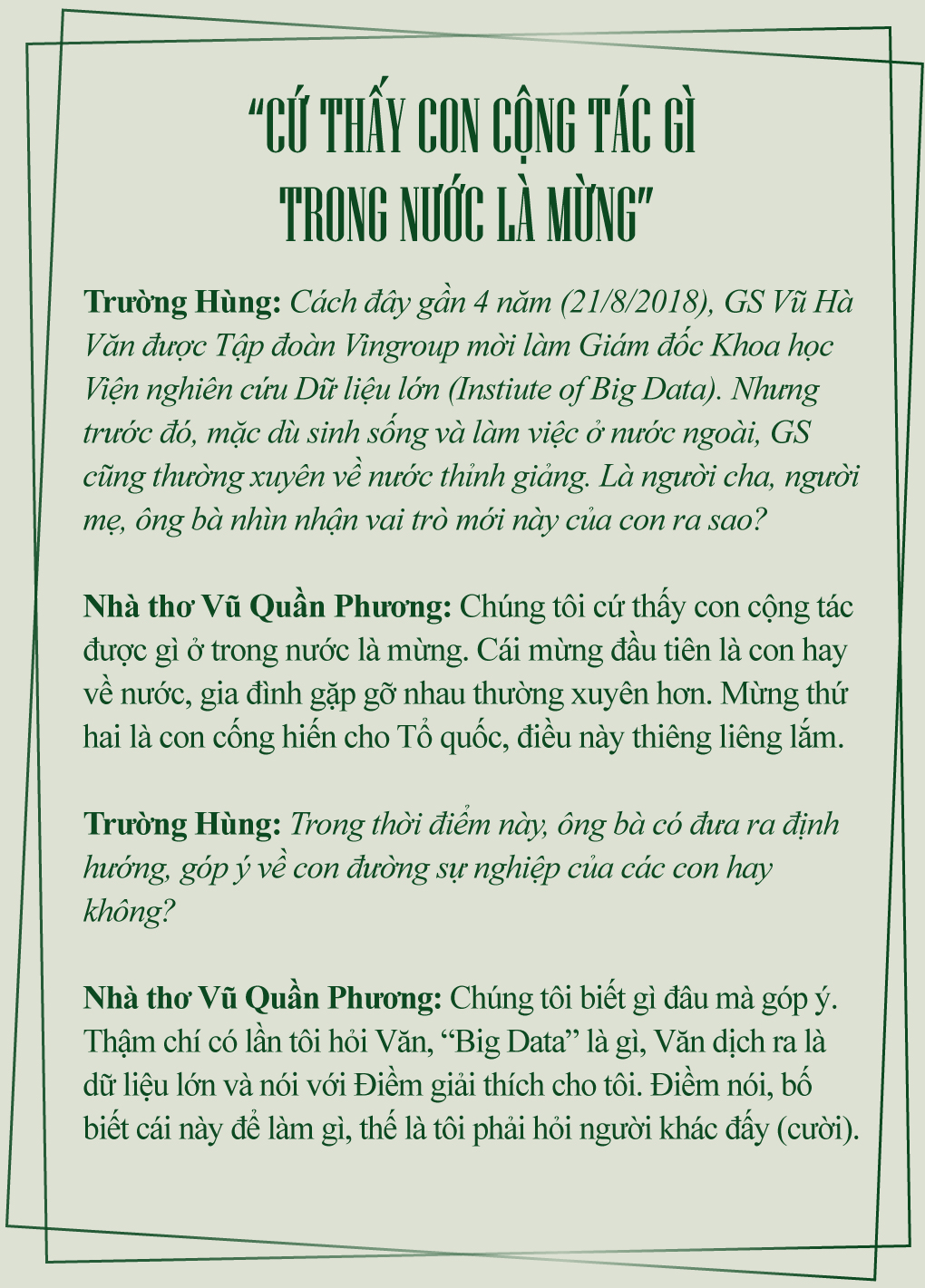 Bố mẹ GS Vũ Hà Văn-Th.S Google Vũ Thanh Điềm: “Cống hiến cho tổ quốc là thiêng liêng lắm - Ảnh 16.