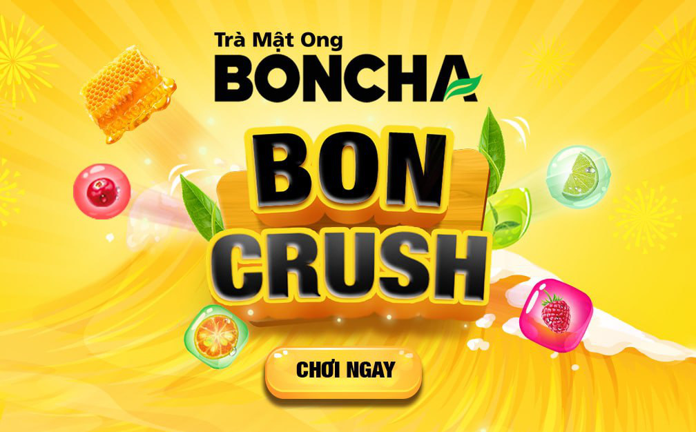 BONCHA tiếp tục “tạo sóng” mạng xã hội với tựa game thứ 2 “BON CRUSH”