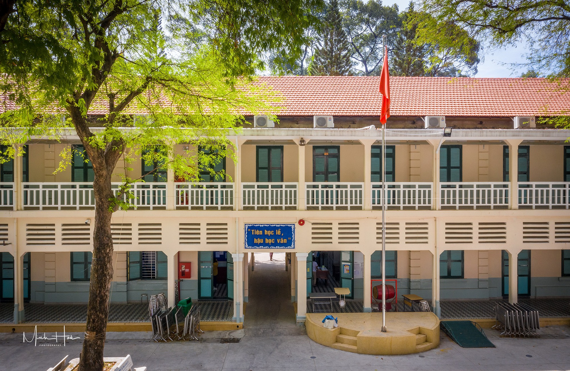Cận cảnh trường trung học cổ nhất Sài Gòn, nơi từng đào tạo Quốc vương Campuchia - Ảnh 7.
