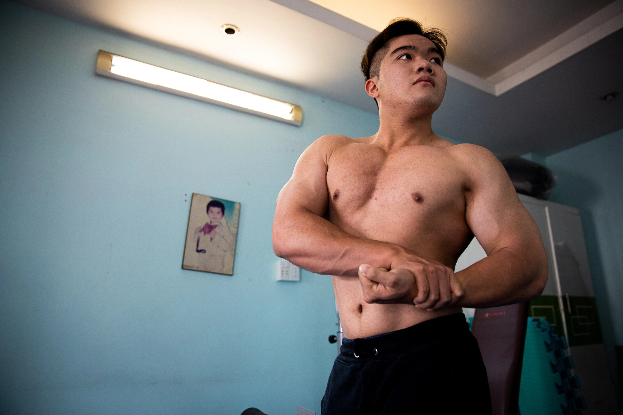 Nam sinh chuyên Lê Hồng Phong vừa giành HCV thể hình, vừa đỗ đại học RMIT - Ảnh 7.