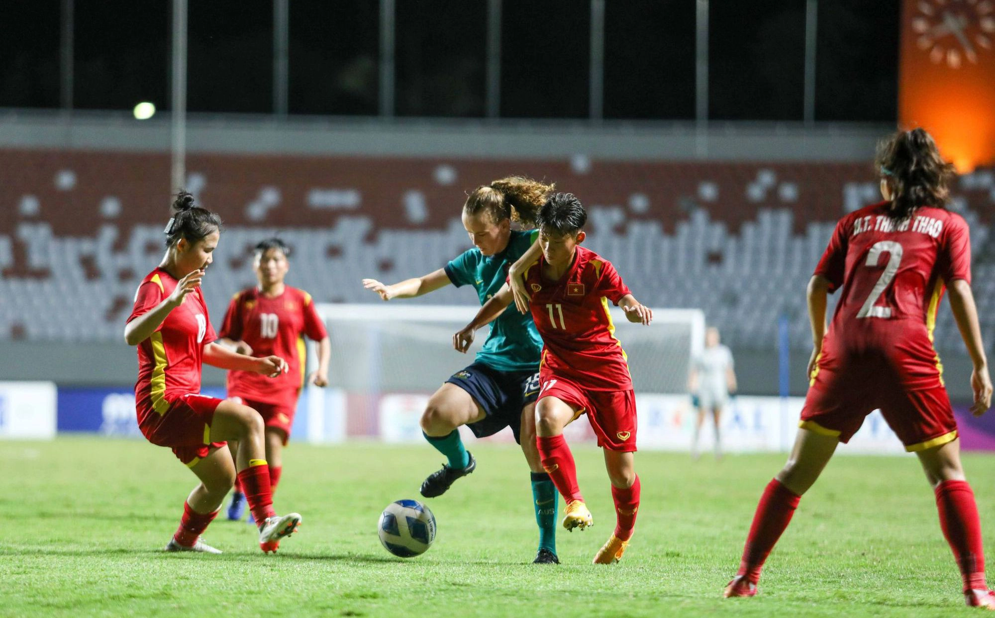 Chơi đầy quyết tâm, U18 nữ Việt Nam vẫn bất lực trước Australia