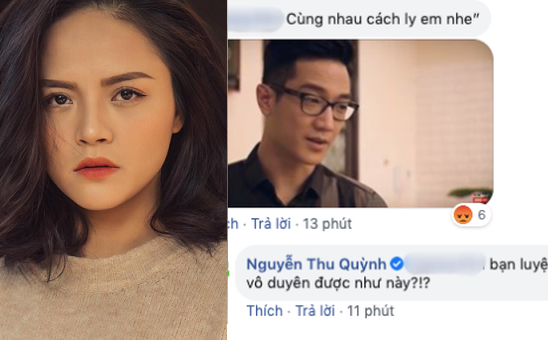 Thu Quỳnh đáp trả sâu cay khi bị khán giả dùng ảnh chồng cũ để &quot;cà khịa&quot;