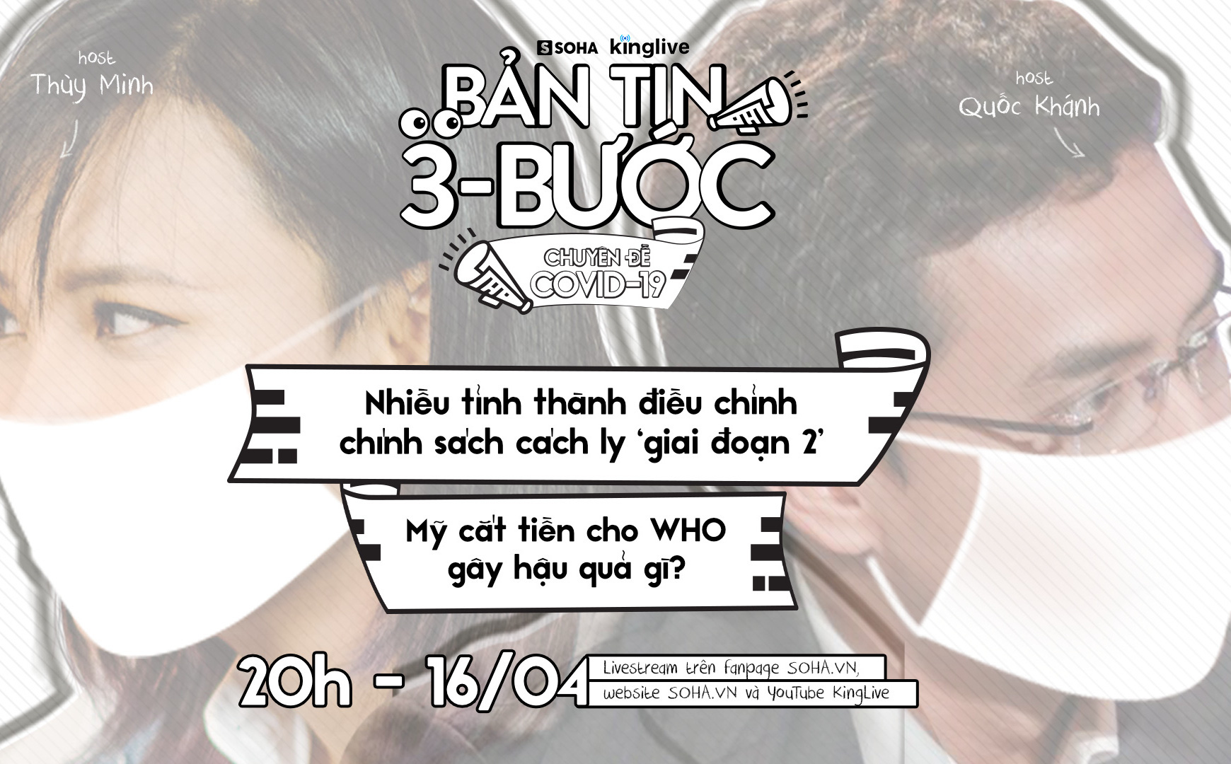 [BẢN TIN 3 BƯỚC NGÀY 16/4] 28 tỉnh, thành phố tiếp tục thực hiện &quot;giãn cách xã hội&quot; đến 22/4