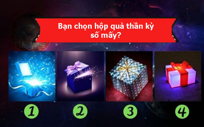 Hộp quà 'thần kỳ' bạn chọn mở ra thứ có thể bạn đang rất cần vào lúc này!