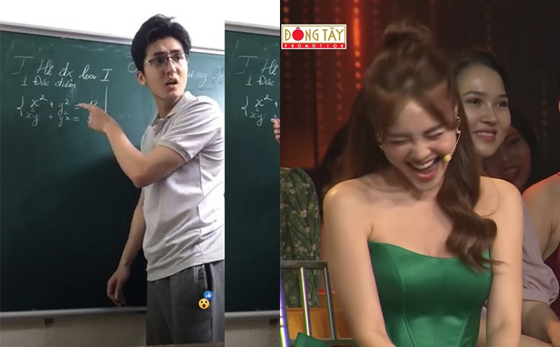 Thầy dạy toán gây bão mạng xã hội bất ngờ lên truyền hình, tán tỉnh Ninh Dương Lan Ngọc