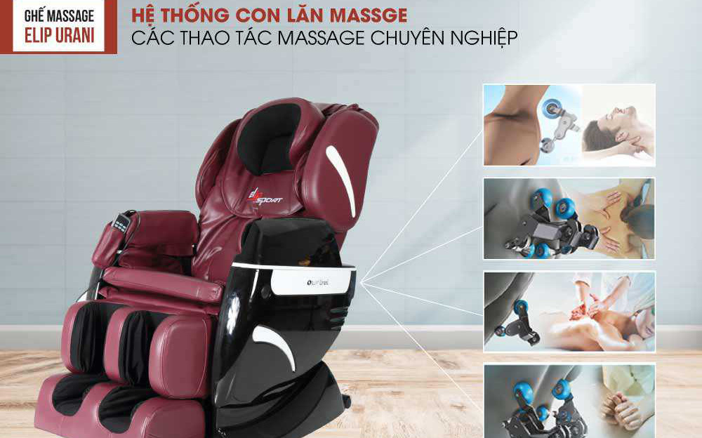 Bật mí về những công dụng tuyệt vời của ghế massage