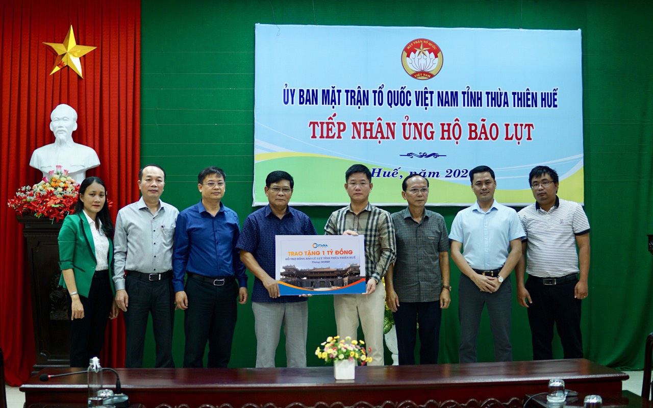 Cotana Group chung tay giúp đỡ đồng bào Thừa Thiên Huế bị lũ lụt