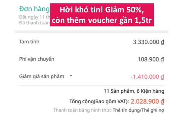 Dốc tận lực săn sale ngày 11/11, nhiều tín đồ mua sắm khiến dân tình ghen tị vì bill thấp như mơ