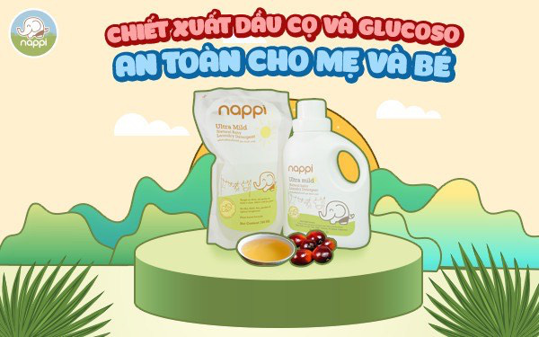 Nappi chính thức ra mắt nước giặt dầu cọ dành riêng cho trẻ sơ sinh